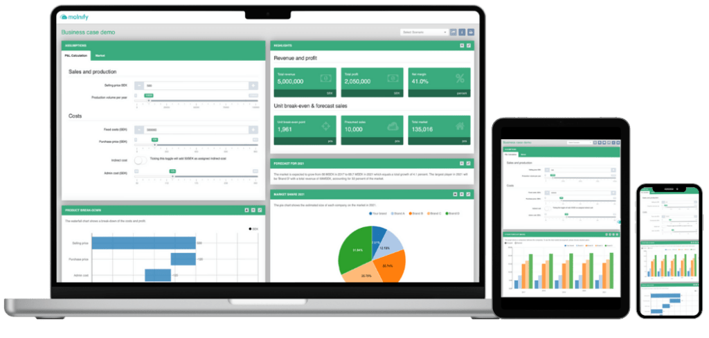 Molnify - Turn Excel Files Into Web Apps, No Code Required