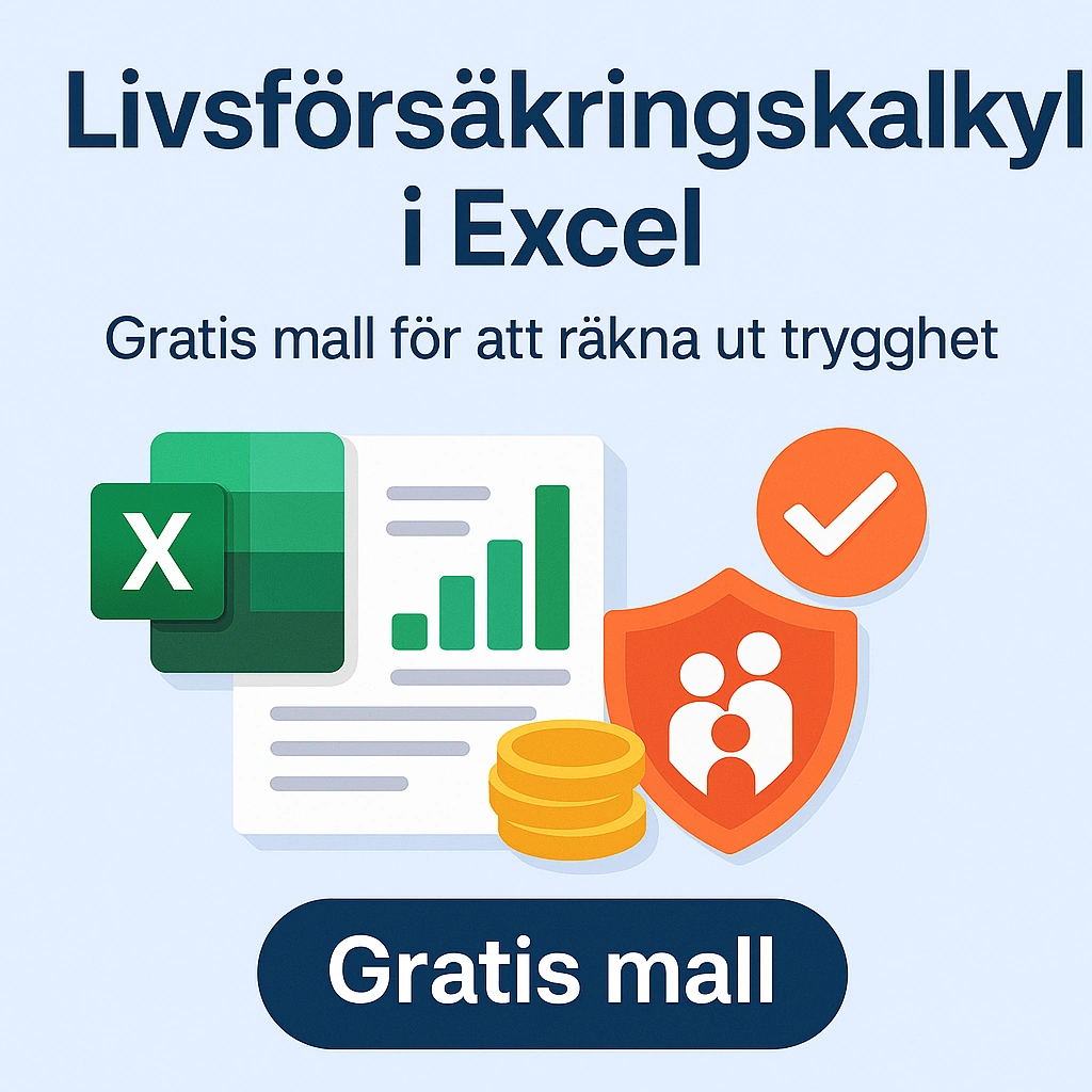 Excel livsförsäkringskalkyl som app