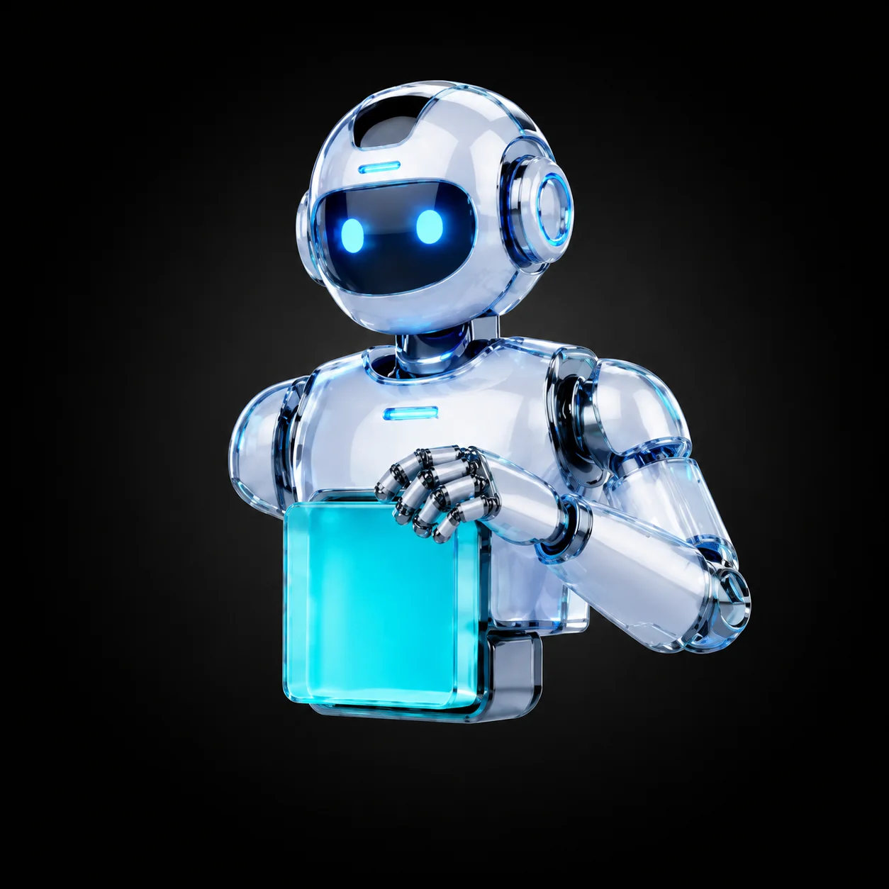 The Molnify App Builder robot mascot